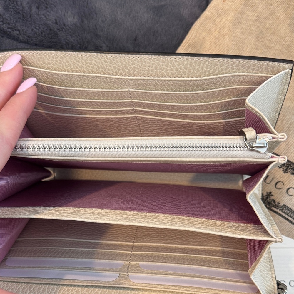 Gucci Dionysus White Leather Wallet On Chain *BRAND NEW* - Picture 4 of 9